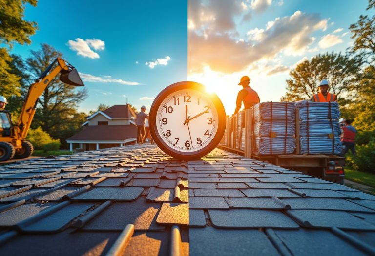 Timing is everything in construction: How long does roof replacement take when efficiency meets sunlight?