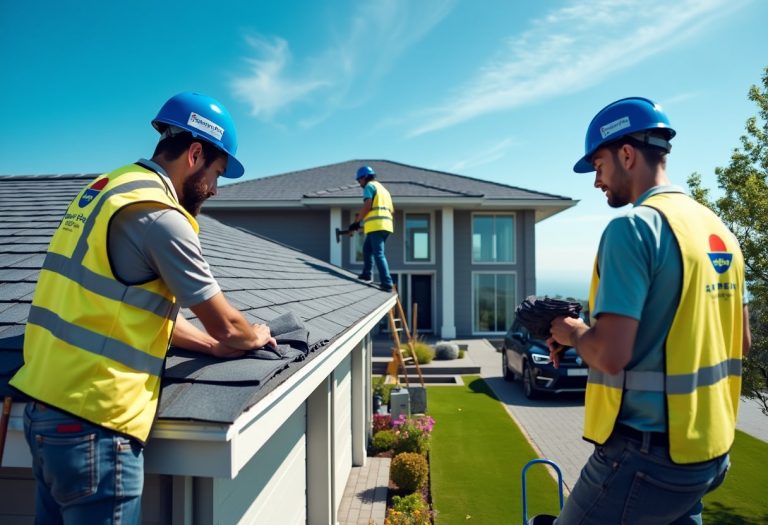 Expert team provides a quick fix for leaking roof under the sunny skies!