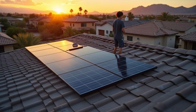 Embracing the future with Energy-Efficient Roofing Solutions for Scottsdale Homes, harnessing solar power under the desert sun.