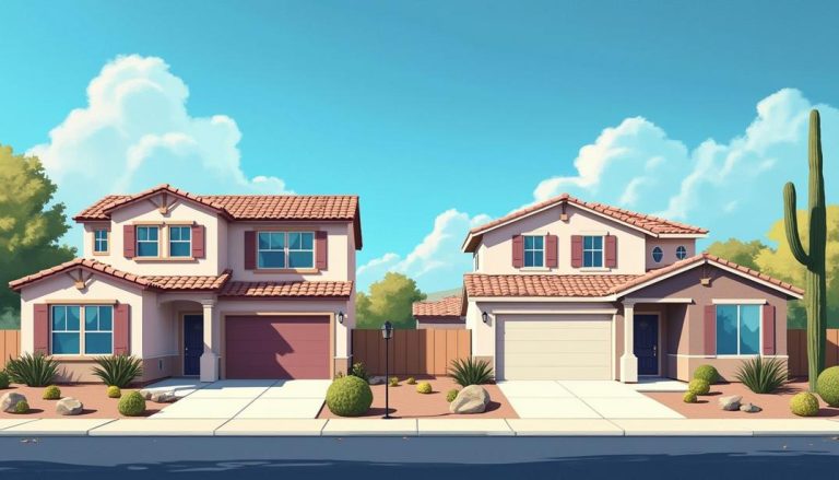 Flat Roof vs. Pitched Roof: Choosing the Right Style for Your Mesa Home—Discover how traditional pitched roofs complement the Southwestern landscape, adding charm and functionality to your Mesa residence.
