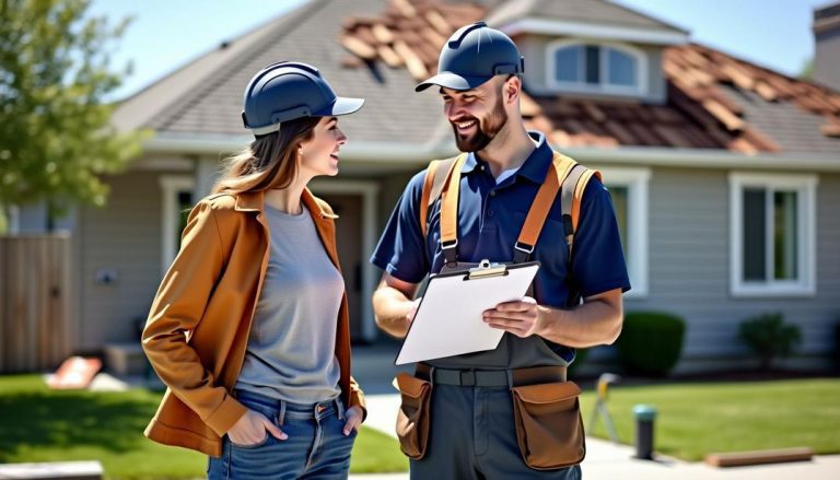 Discussing solutions for storm damage: "How do I get my roof replaced for free?"