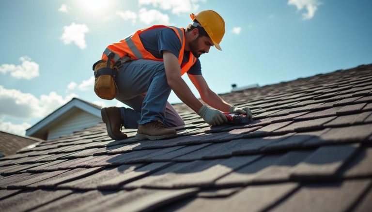 Ensuring a sturdy home with expert shingle roof repair.