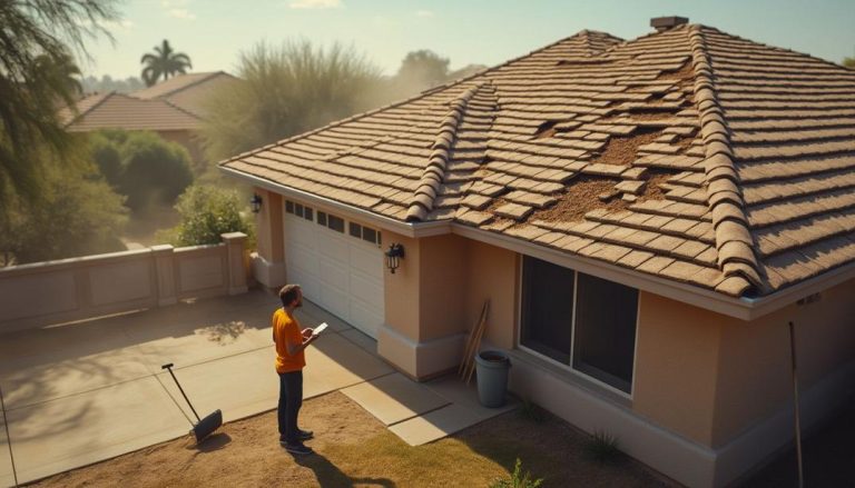Assessing damage after the storm: Signs Your Chandler Roof Needs Replacing After a Dust Storm. - Stonecreek Roofing Assessing damage after the storm: Signs Your Chandler Roof Needs Replacing After a Dust Storm.