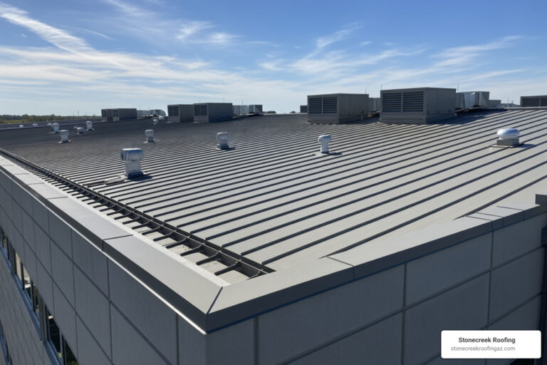 flat metal roof cost